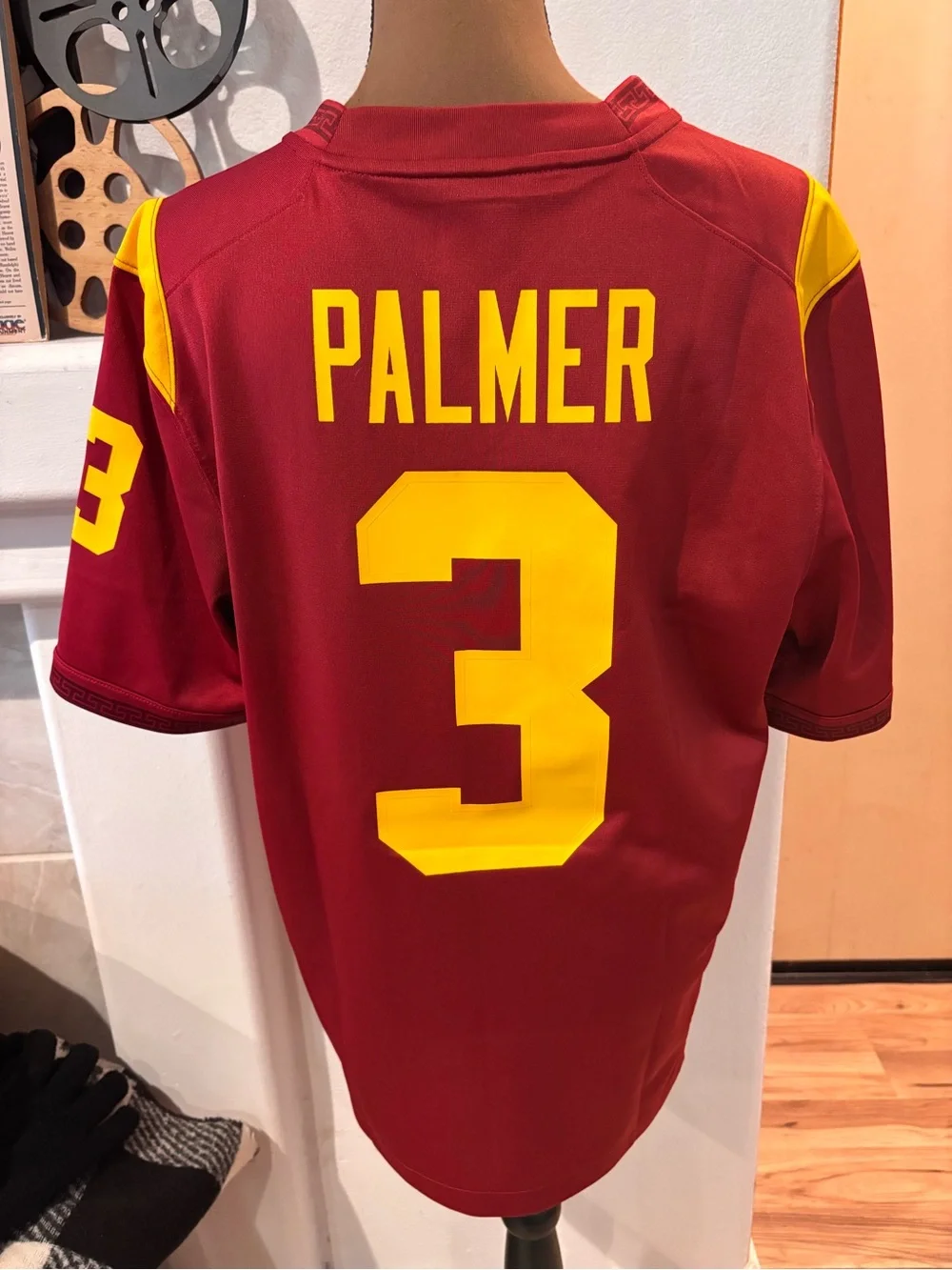 Iconic Carson Palmer USC Trojans #3 football jersey made by Nike SZ M.